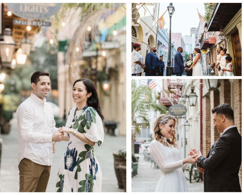 Exchange Alley Elopements, New Orleans