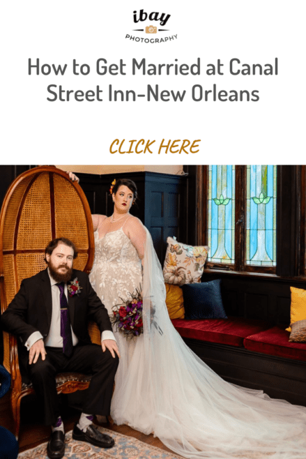 Couple marrying at Canal Street Inn