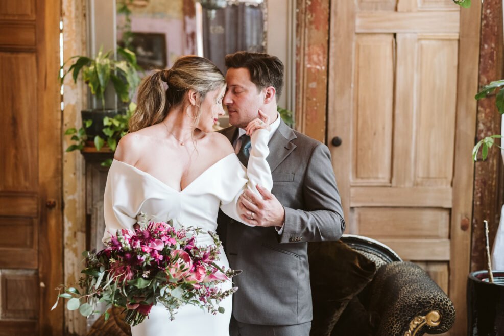married couple eloping in New Orleans