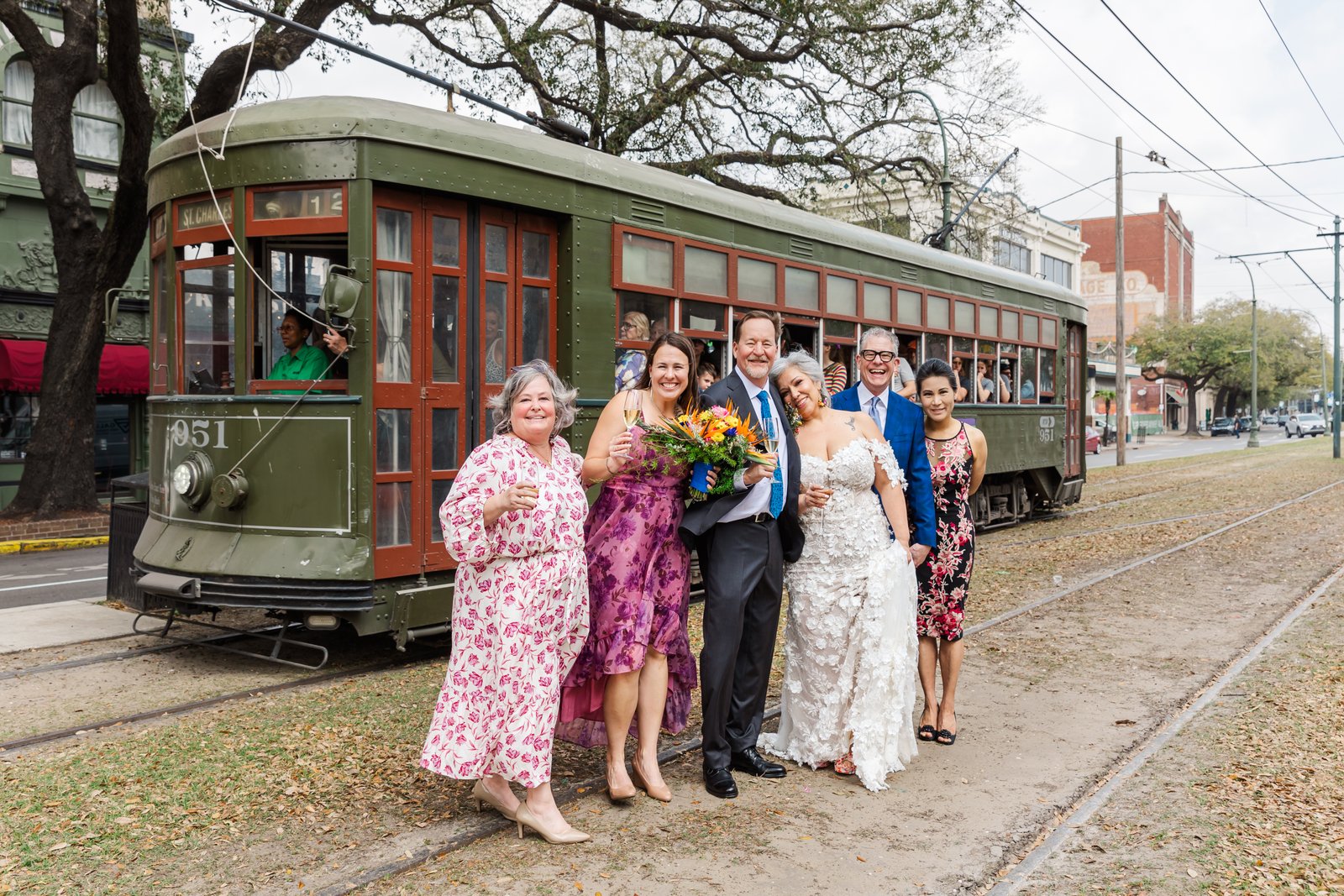 general new orleans elopement couple walking down french quarter street