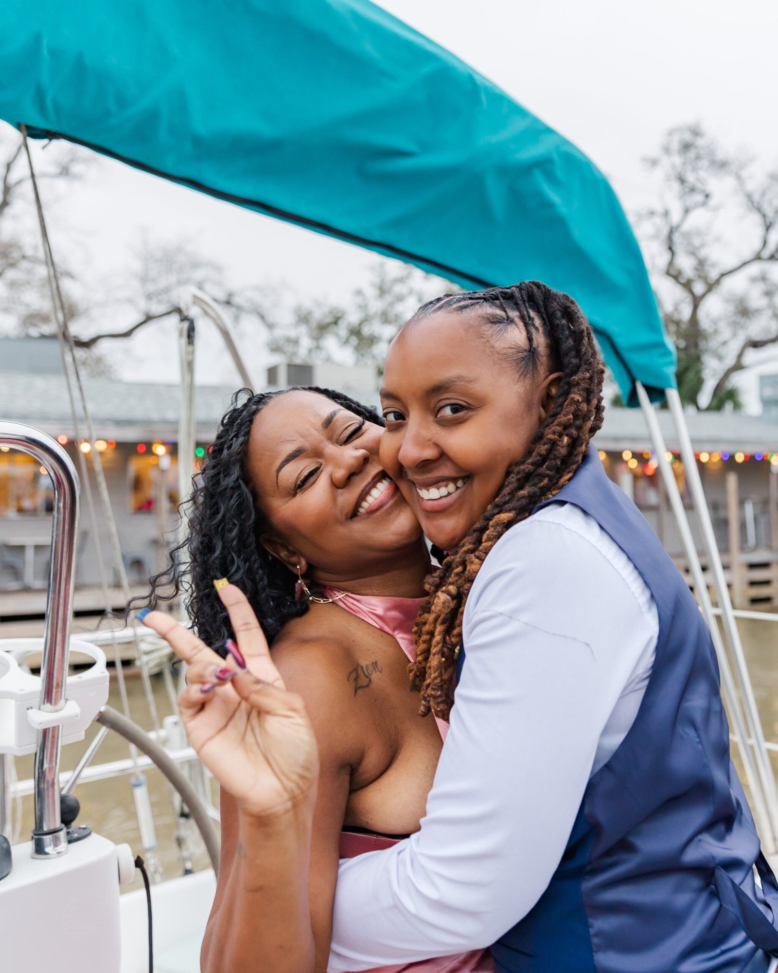 Sailing elopement in New Orleans