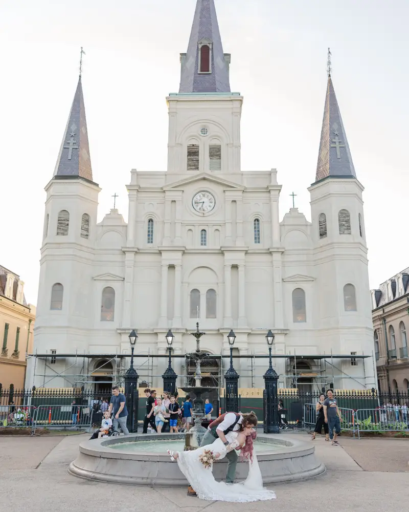 jackson square elopement photographer new orleans