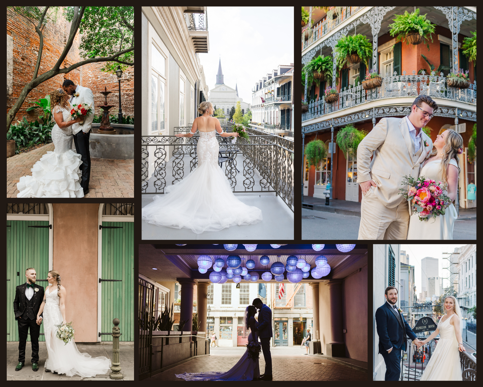 Elope in New Orleans couple moment in the French Quarter