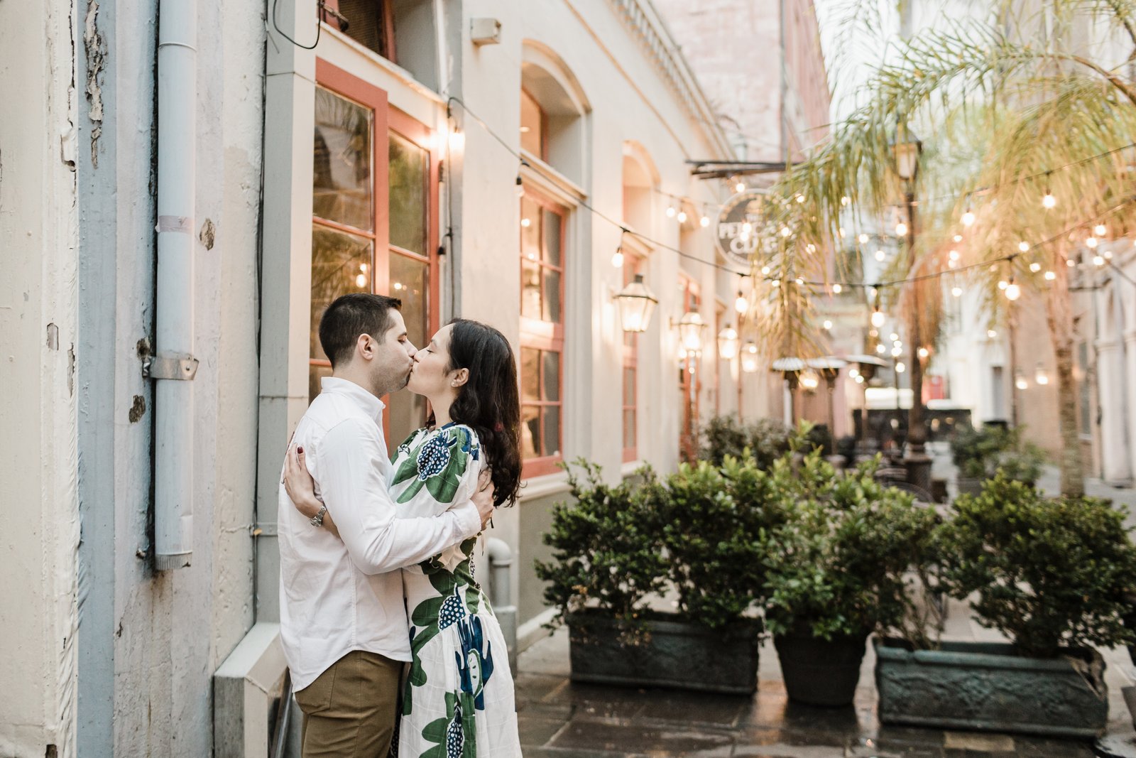 Couple smiling after vow renewal in New Orleans