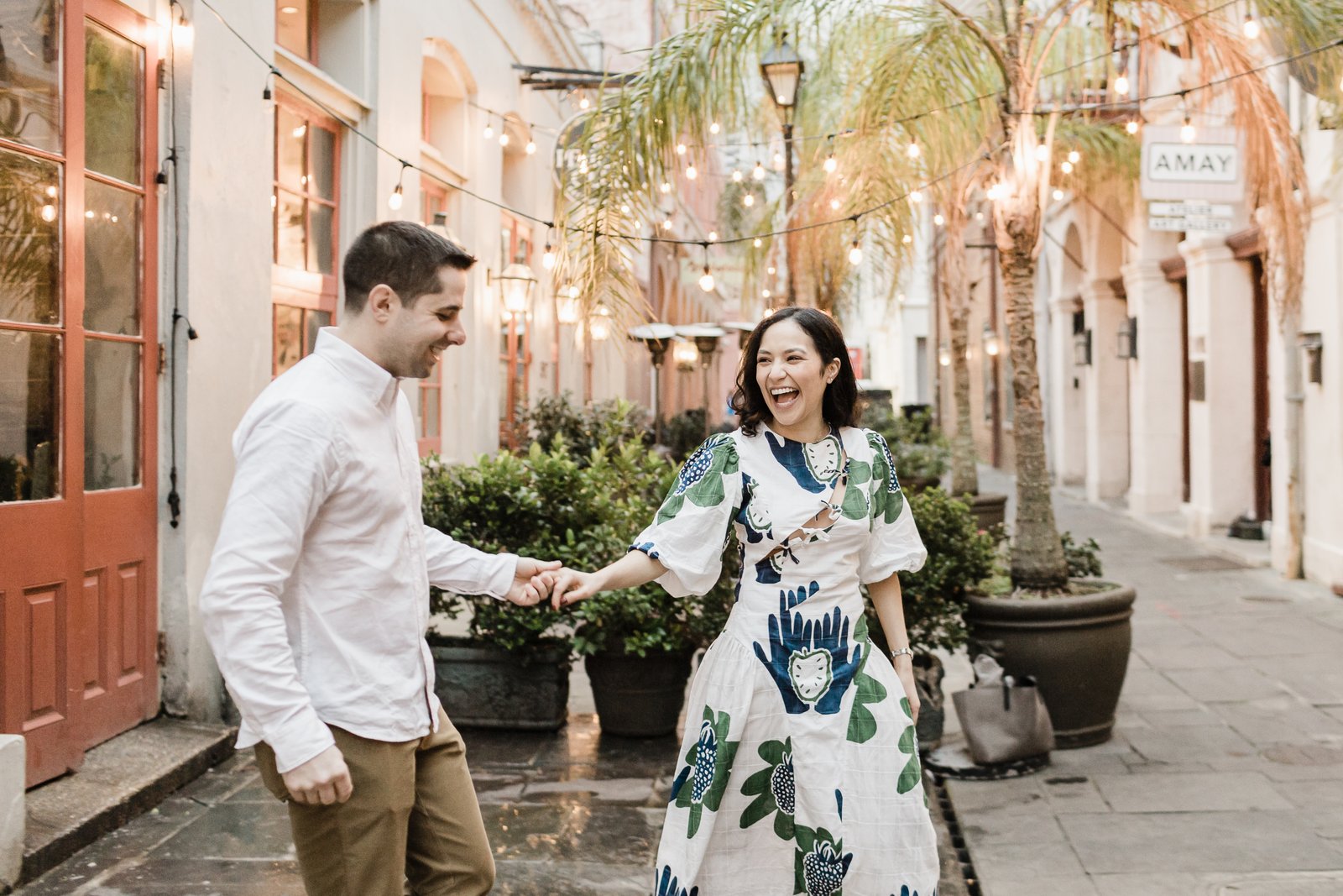 Just married again! Joyful couple in French Quarter