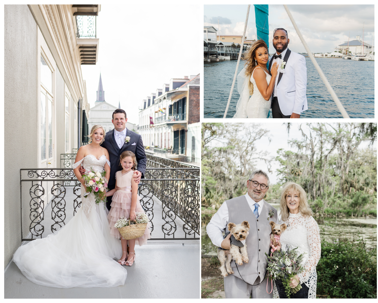 french quarter elopement dynamic narrative love story couple collage